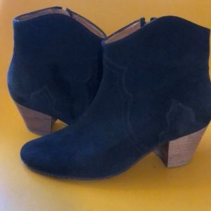 Isabel Marant Etoile Dicker Suede Ankle Boots